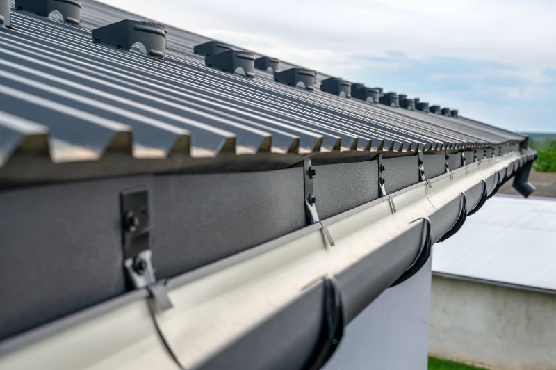 guttering on roof