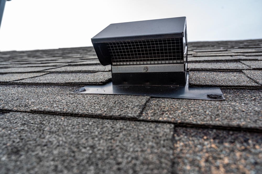 roof ventilation system, roof vent on commercial tile roof