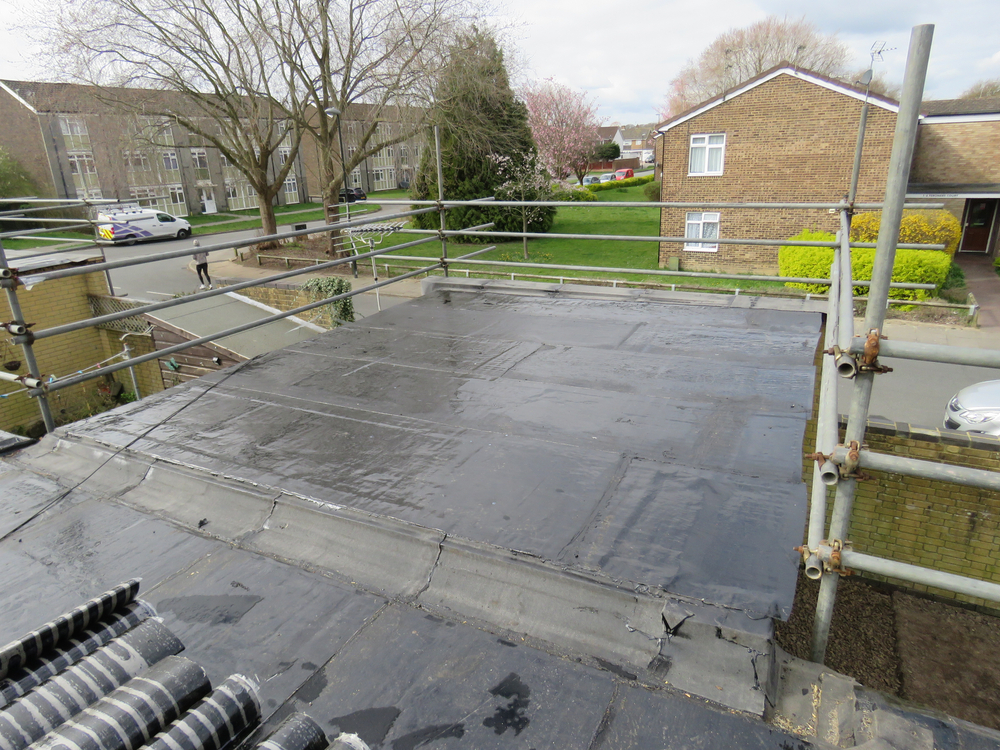 fixing a flat roof in the uk countryside