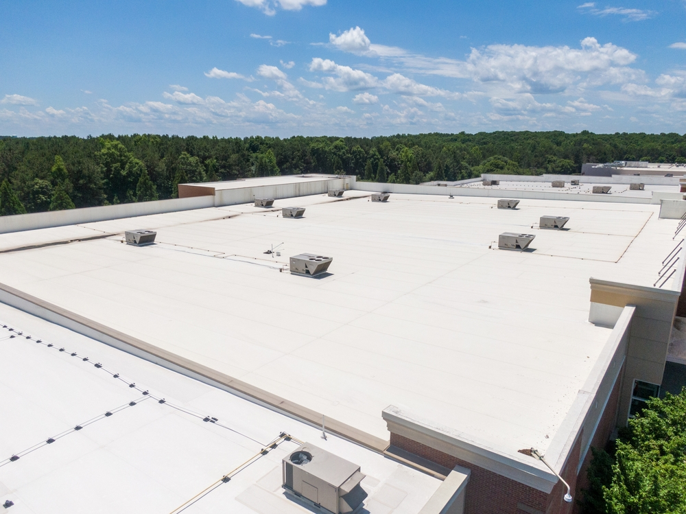 a commercial flat roof repair in the uk